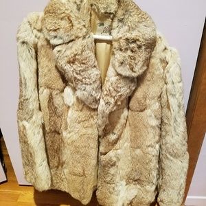 Real Rabbit Coat